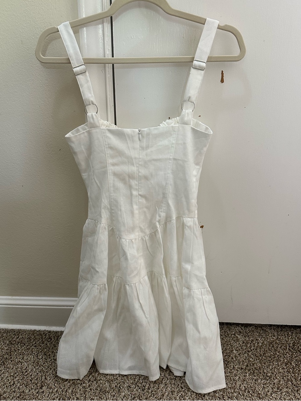 NWT Peppermayo White Tiered Corset Sundress “Lucie Linen” - Picture 6 of 9